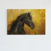 ALIVA 1487 paar met gouden kunst canvas schilderij