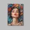 ALIVA 1493 vrouw kunst bloemen canvas schilderij