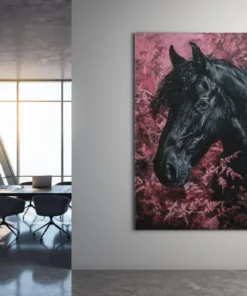 ALIVA 1495 paard canvas schilderij a