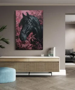 ALIVA 1495 paard canvas schilderij b