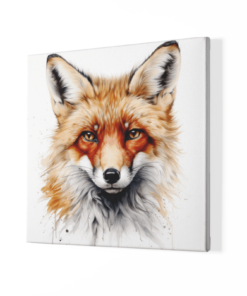 Alternative view of Vos Dieren Canvas Schilderij