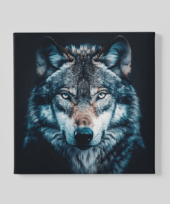 Wolf Vierkant Schilderij