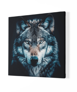 Alternative view of Wolf Vierkant Schilderij