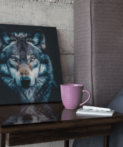 OEFE 1278 volf vierkan schilderij b