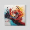 OEFE 1289 abstract vierkant canvas schilderij b