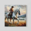 OEFE 1299 cowboy canvas schilderij