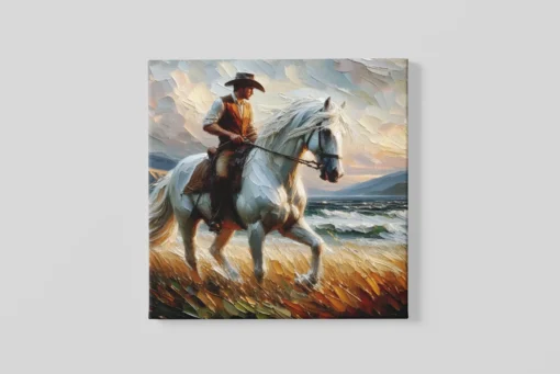 OEFE 1299 cowboy canvas schilderij