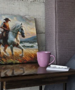 OEFE 1299 cowboy canvas schilderij b
