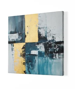 Alternative view of Abstracte kunst Vierkant Schilderij