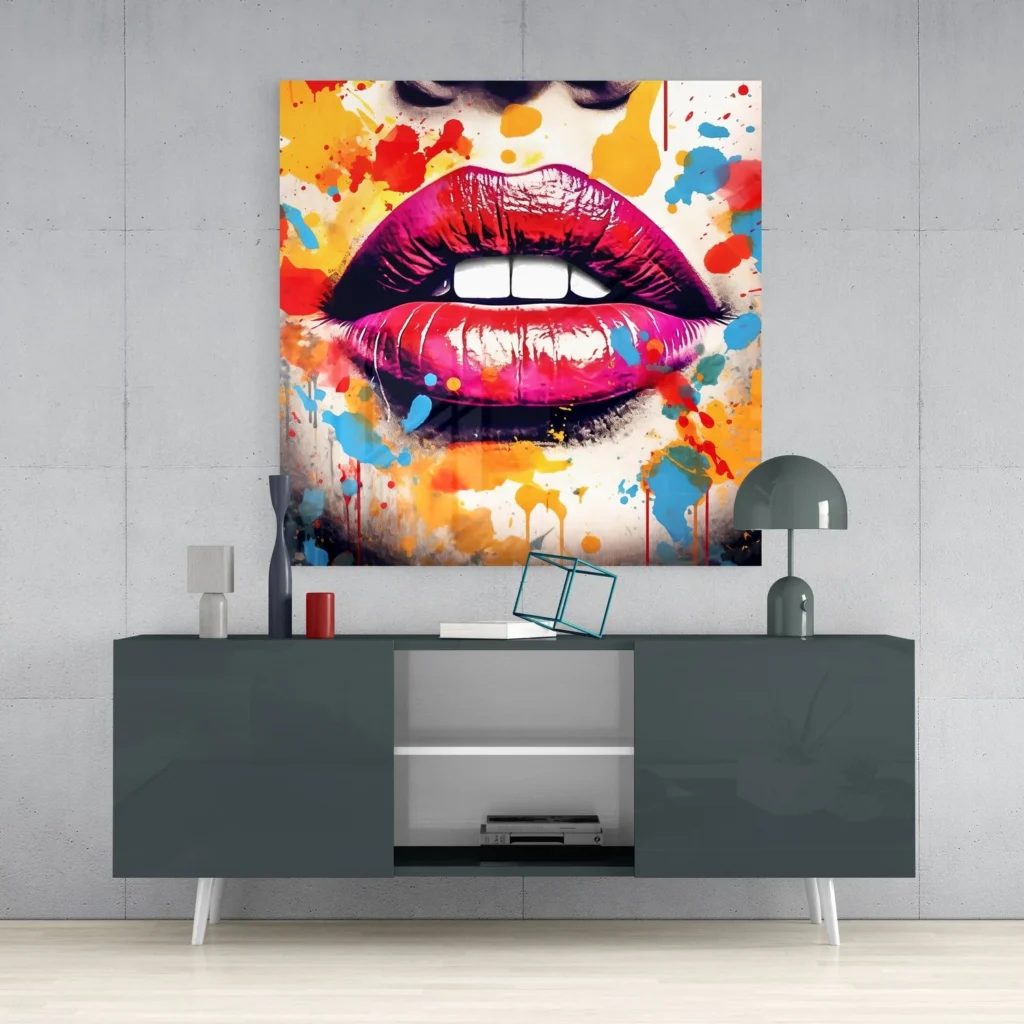lippen-vierkant-glasschilderij-sdn-3026