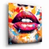 retro lip glasschilderij sdn 3026 b