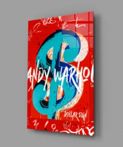 dsg 4063 a glasschilderij andy warhol dollar