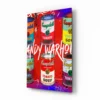 dsg 4066 b popart glasschilderij iconisch blikjesdesign