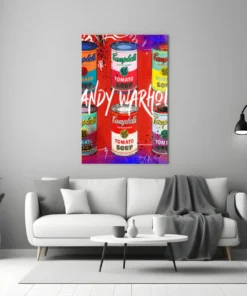 popart-glasschilderij-iconisch-blikjesdesign