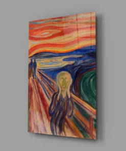 zdy 3066 a het scream glasschilderij