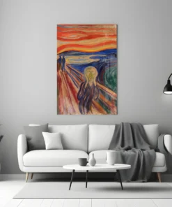 zdy 3066 e het scream glasschilderij