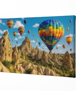 Alternative view of Luchtballonnen Cappadocië Canvas Schilderij