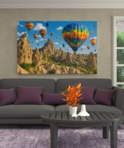 ALIVA 1505 luchtballonnen cappadocie canvas schilderij b