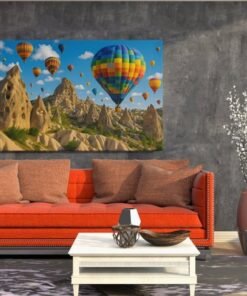 ALIVA 1505 luchtballonnen cappadocie canvas schilderij c