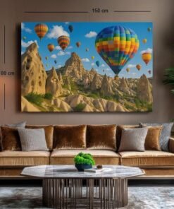 luchtballonnen-cappadocië-canvas-schilderij-d