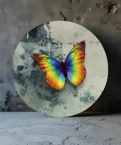 vlinder-rond-schilderij-op-dibond-a