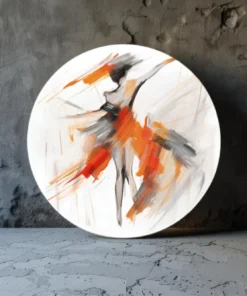 moderne-rond-schilderij-op-dibond-dansende-vrouw-b