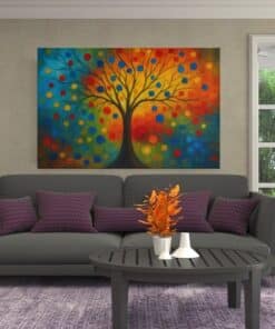 Boom van het leven Canvas Schilderij - Afbeelding 3