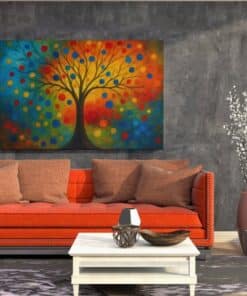 Boom van het leven Canvas Schilderij - Afbeelding 4