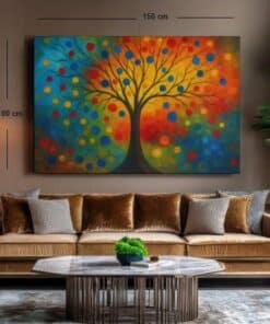 boom-van-het-leven-canvas-schilderij-d