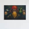 ALIVA 1236 de drie apentrots canvas schilderij