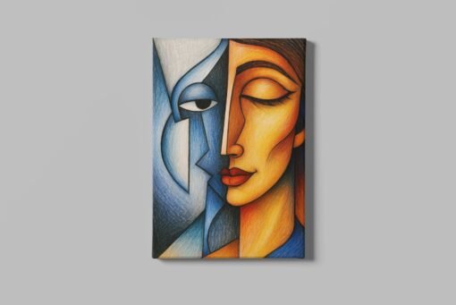 Vrouwelijke harmonie Canvas Schilderij