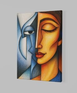 ALIVA 1263 vrouwelijke harmonie canvas schilderij a