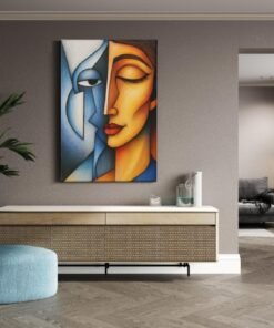 ALIVA 1263 vrouwelijke harmonie canvas schilderij c
