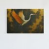ALIVA 1266 elegante vogel canvas schilderij