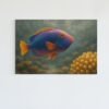 ALIVA 1270 koraalrif en vis canvas schilderij