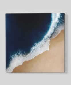Golven en Stilte Vierkant Schilderij