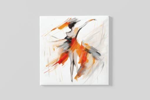 Vrouw in Ritme Vierkant Schilderij