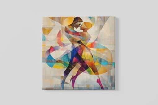Liefde in Ritme Vierkant Schilderij