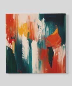 Kleurstroom Vierkant Schilderij