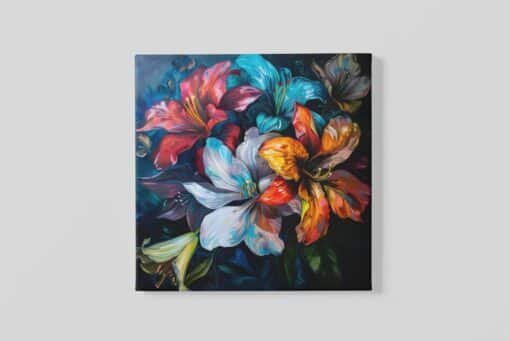 Bloemenpracht Vierkant Schilderij