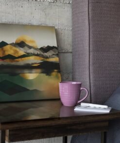 OEFE 1272 abstract landschap vierkant schilderij b