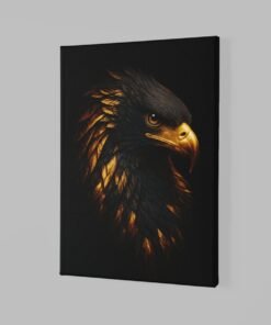 ALIVA 1507 gouden adelaar canvas schilderij a