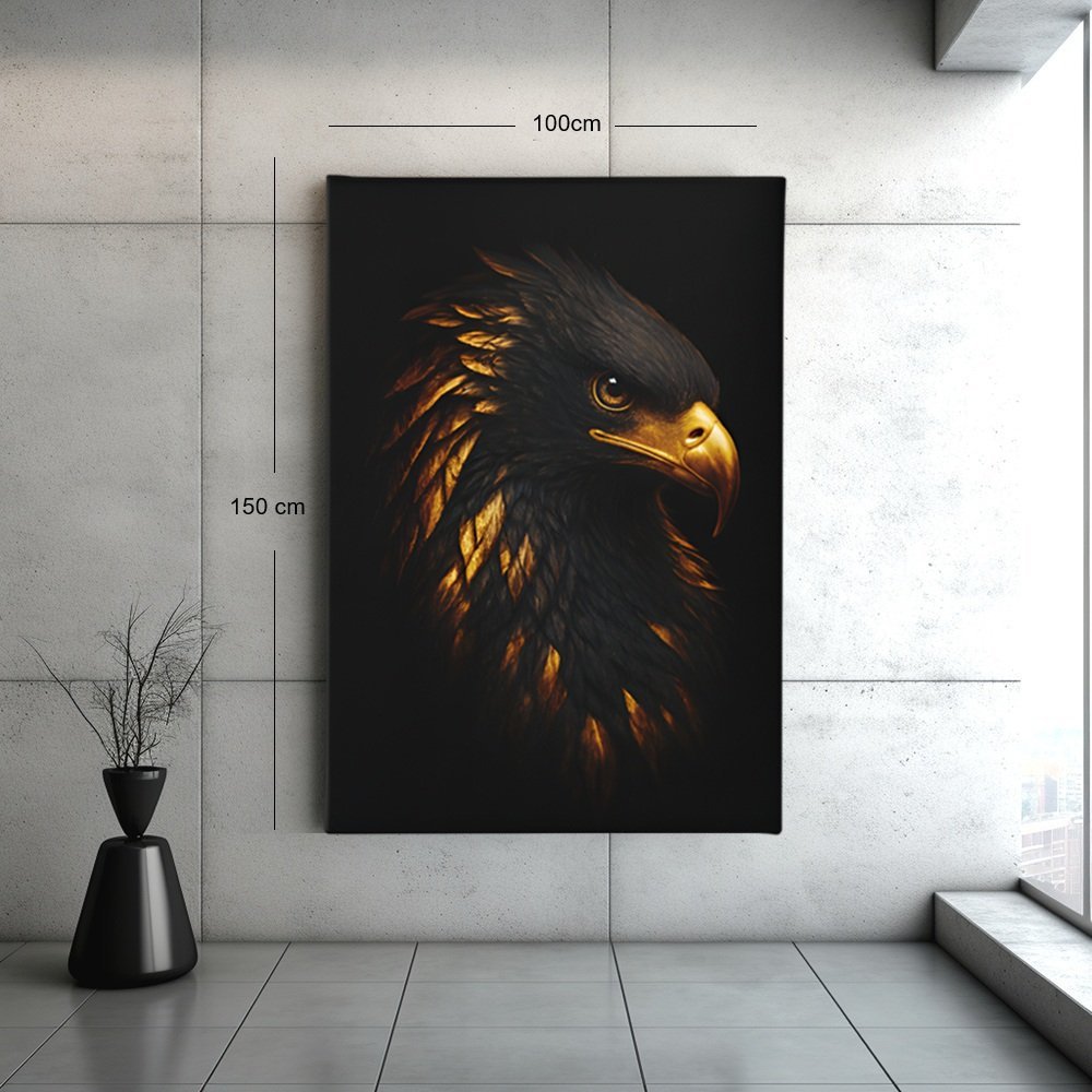 gouden-adelaar-canvas-schilderij-b