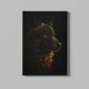 ALIVA 1508 gouden golf canvas schilderij