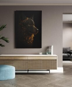ALIVA 1508 gouden golf canvas schilderij d