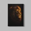 ALIVA 1509 gouden leeuw canvas schilderij