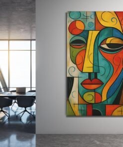 ALIVA 1510 abstract modern art canvas schilderij c