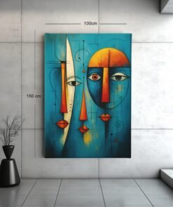 twee-gezichten-canvas-schilderij-d