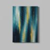 ALIVA 1514 abstract blauw en goud canvas schilderij
