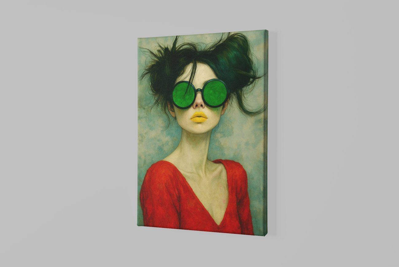 Modern Fashion Art Canvas Schilderij - Afbeelding 2